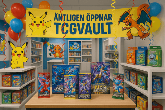 🎉 Äntligen öppnar TCGVault – För dig som älskar japanska Pokémonkort!