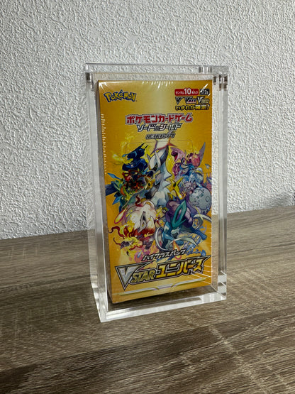 TCGVAULT Akryllåda för Japansk Premium Pokémon Booster Box Förvaringslåda med Magnetlock & UV-skydd
