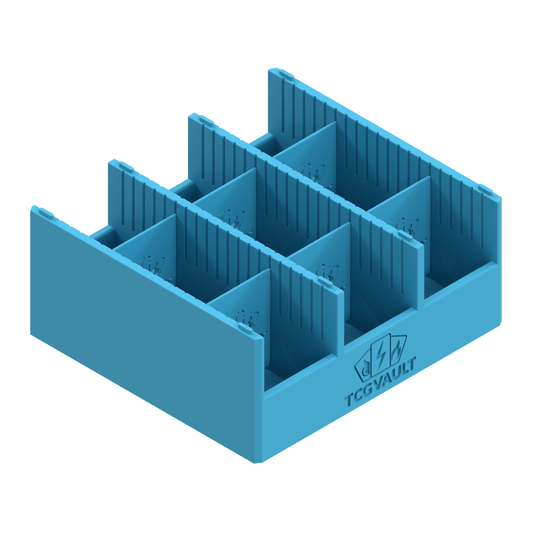 Förvaringslåda för Samlarkort Large – Stapelbar & Rymlig med Avskiljare