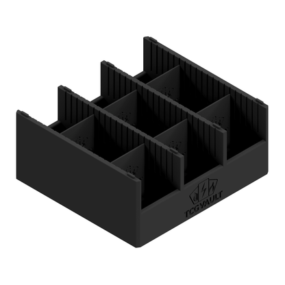 Förvaringslåda för Samlarkort Large – Stapelbar & Rymlig med Avskiljare