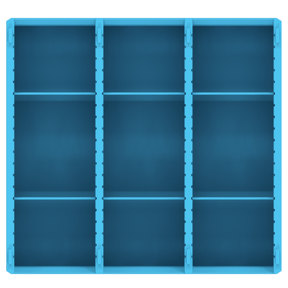 Förvaringslåda för Samlarkort Large – Stapelbar & Rymlig med Avskiljare