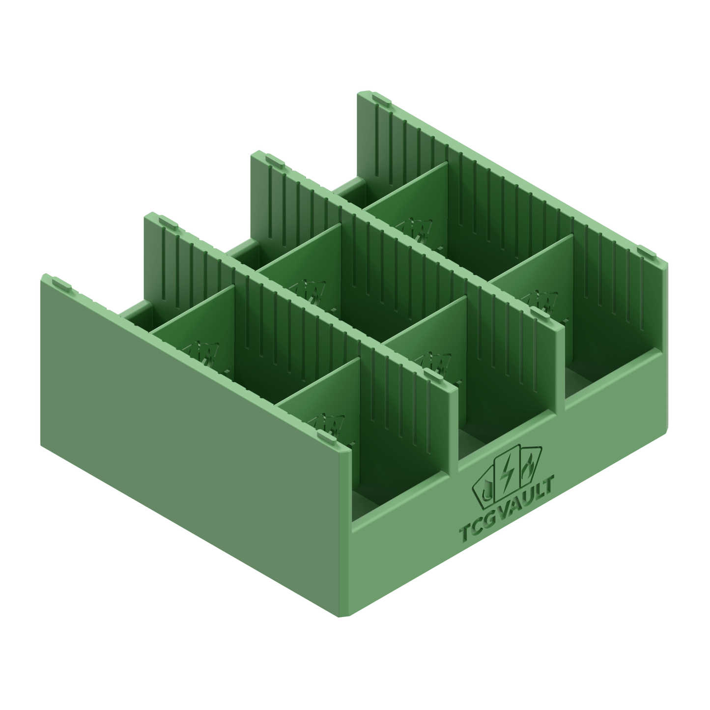 Förvaringslåda för Samlarkort Large – Stapelbar & Rymlig med Avskiljare