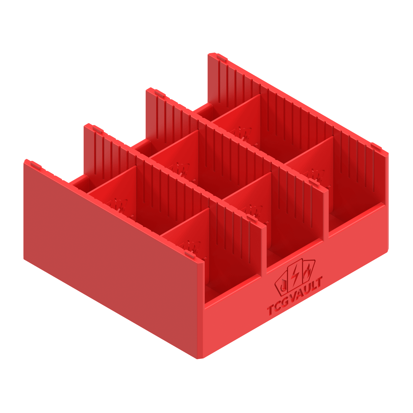 Förvaringslåda för Samlarkort Large – Stapelbar & Rymlig med Avskiljare