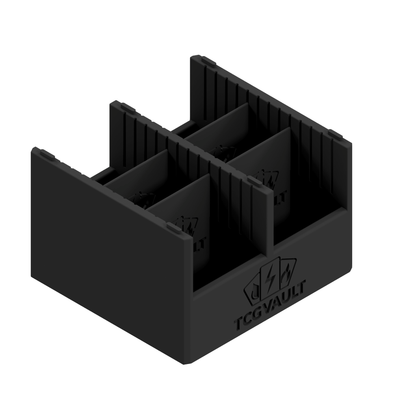 Förvaringslåda för Samlarkort Medium – Stapelbar & Rymlig med Avskiljare