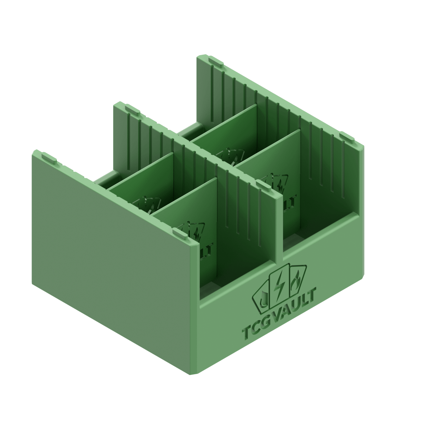 Förvaringslåda för Samlarkort Medium – Stapelbar & Rymlig med Avskiljare