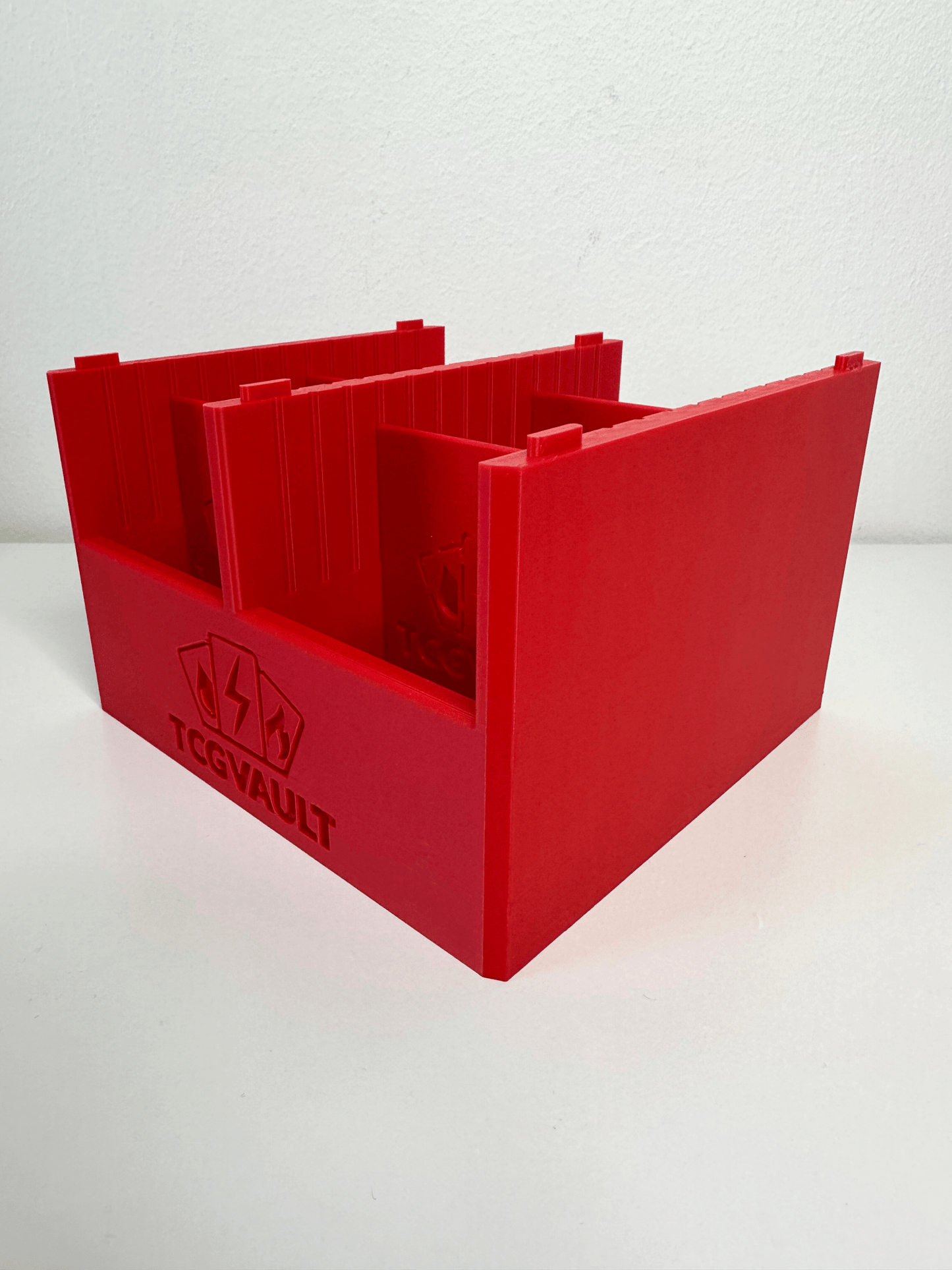 Förvaringslåda för Samlarkort Medium – Stapelbar & Rymlig med Avskiljare