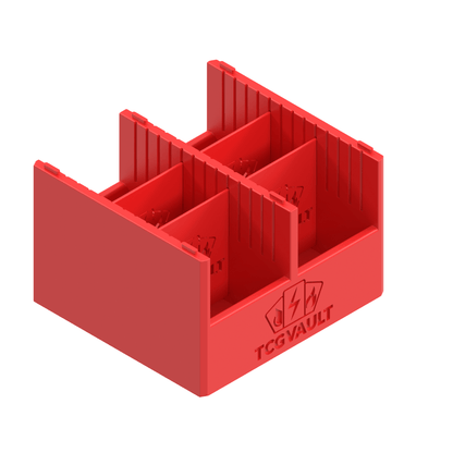 Förvaringslåda för Samlarkort Medium – Stapelbar & Rymlig med Avskiljare