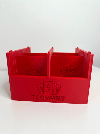 Förvaringslåda för Samlarkort Medium – Stapelbar & Rymlig med Avskiljare