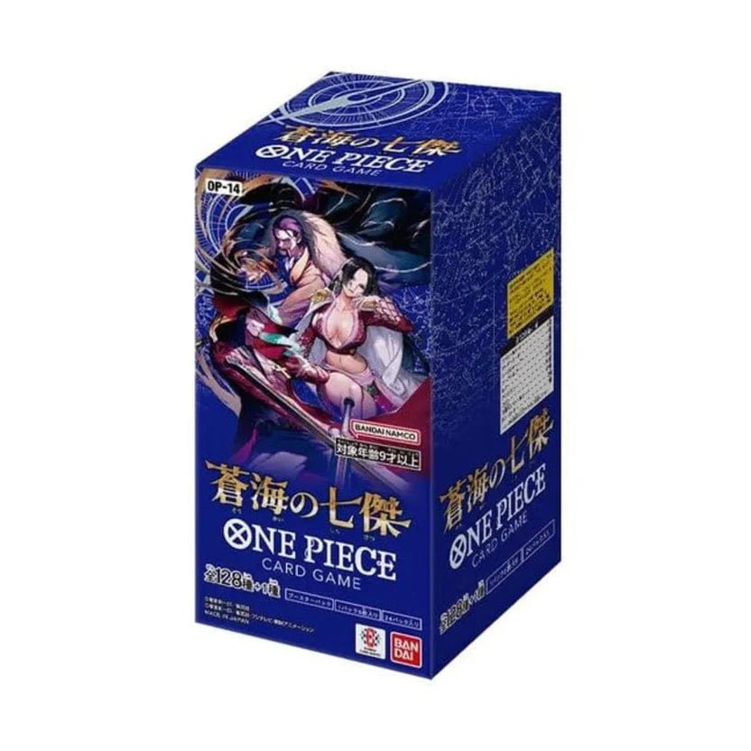 One Piece Card Game: OP14 - The Azure Sea's Seven Booster Box (Japansk)