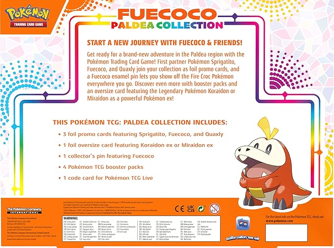 Pokemon Paldea Collection Fuecoco