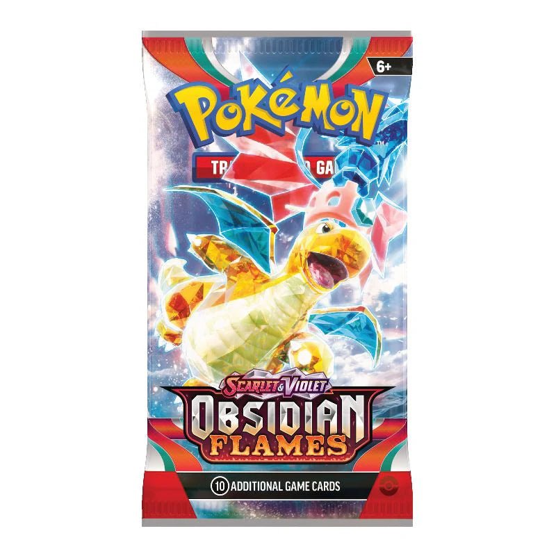 Pokémon Scarlet & Violet 3: Obsidian Flames Booster Pack - TCGVAULT