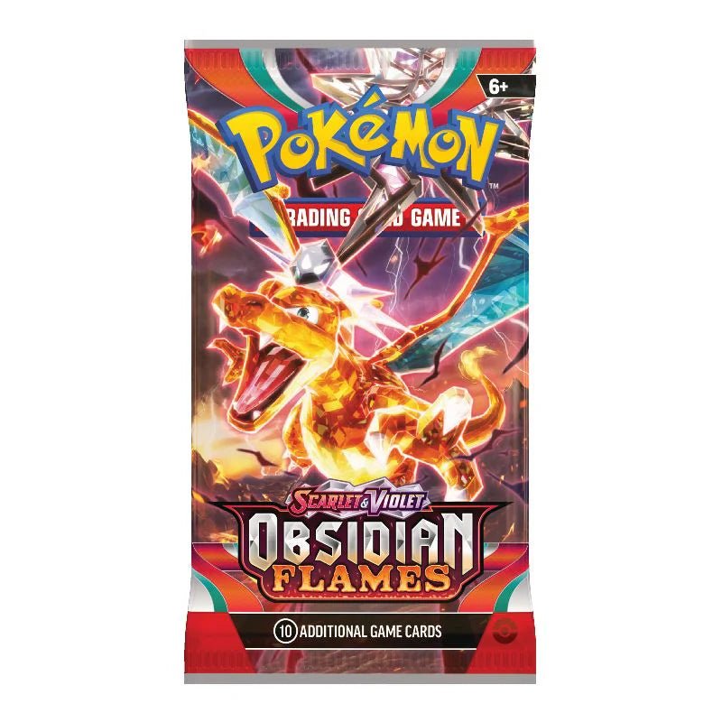 Pokémon Scarlet & Violet 3: Obsidian Flames Booster Pack - TCGVAULT