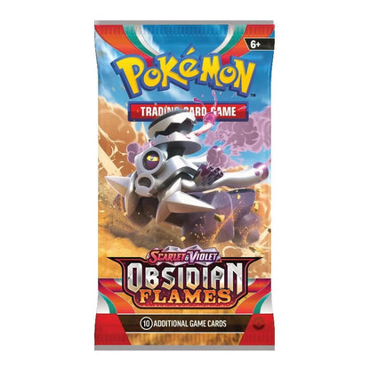 Pokémon Scarlet & Violet 3: Obsidian Flames Booster Pack - TCGVAULT
