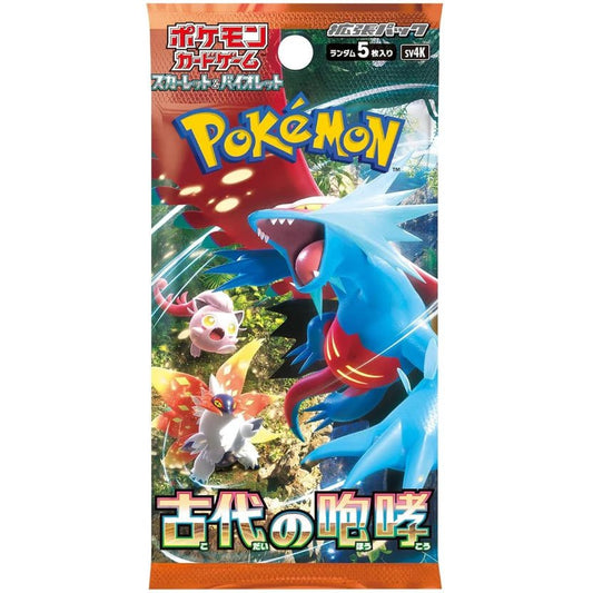 Pokémon Scarlet & Violet: Ancient Roar Booster Pack (Japanskt)