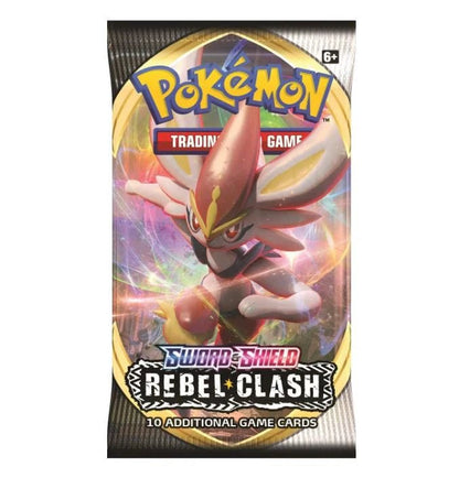 Pokémon Sword & Shield: Rebel Clash Booster Pack - TCGVAULT