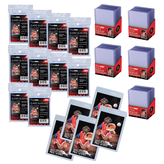 Ultra Pro Bundle Sleeves, Toploaders & Semi Rigid - TCGVAULT